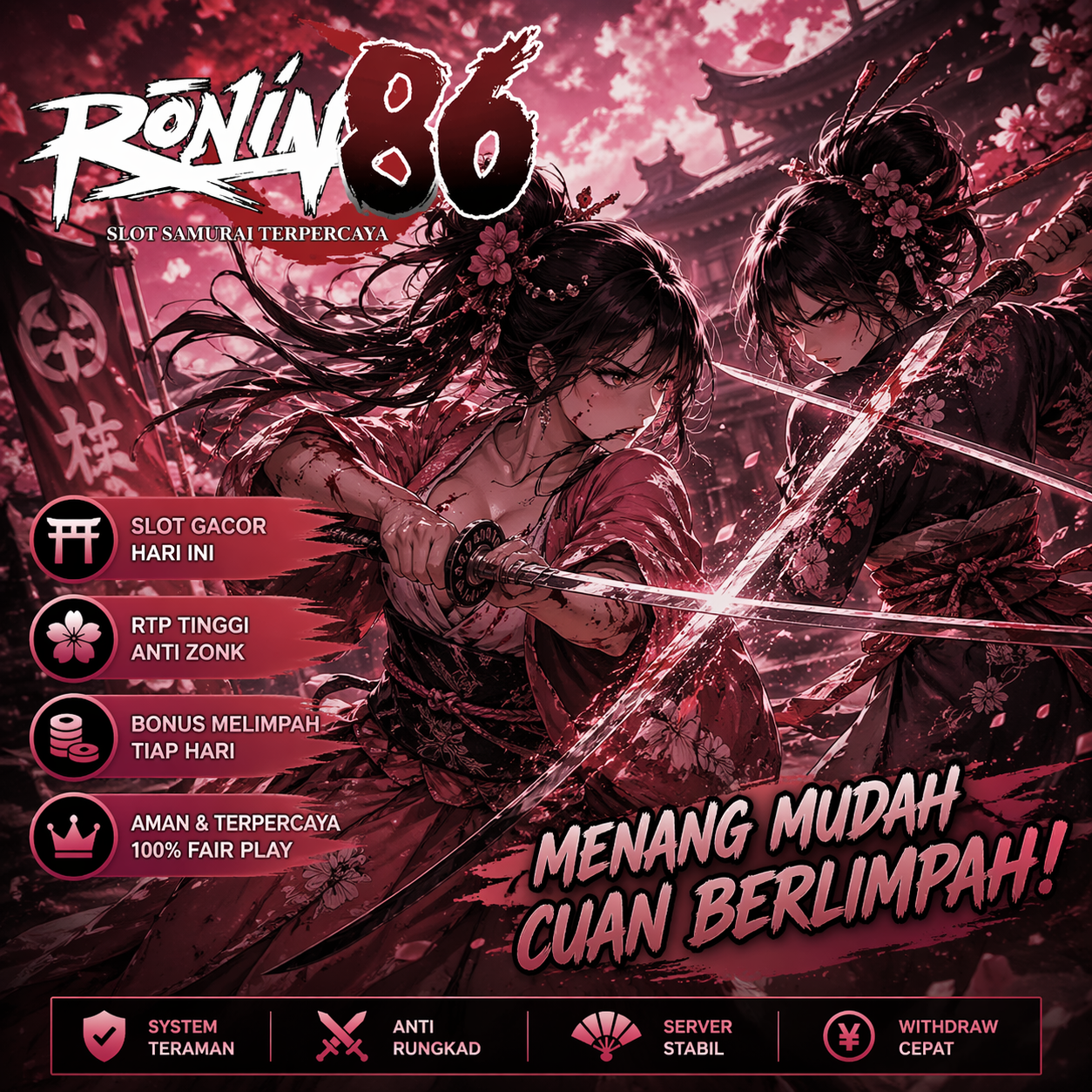 RONIN86 : Game Slot Samurai Gacor Maxwin Tanpa Batas Sekarang Juga